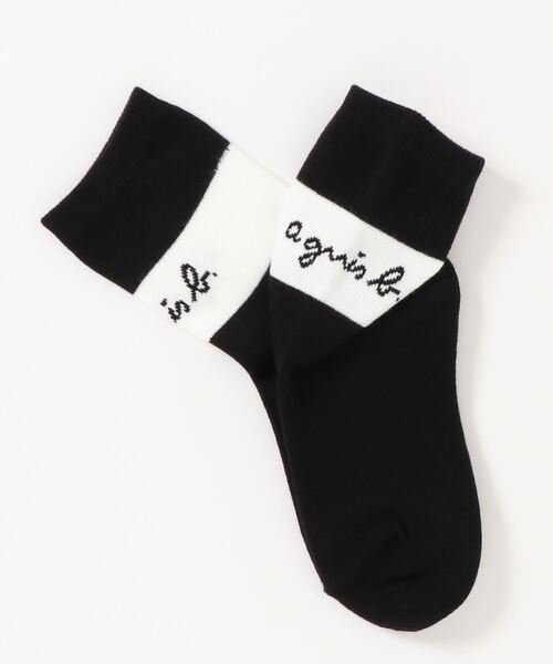 agnes b.（アニエスベー）の「KD16 E CHAUSSETTE キッズ スポーティソックス（ソックス/靴下・キッズ・ブラック・1/2/3）」の10枚目の写真