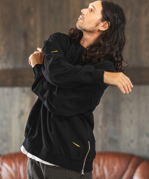 CAMBIO（カンビオ）の「msw983-Damage Sweat Pullover プルオーバー