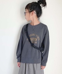 【KIDS】ピグメントカレッジスウェット