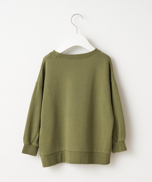 CIAOPANIC TYPY（チャオパニックティピー）の「【KIDS】ピグメントカレッジスウェット（スウェット・キッズ・ホワイト/チャコールグレー/ベージュ/カーキ/オレンジ・SMALL/MEDIUM/LARGE/X-LARGE/XX-LARGE）」の11枚目の写真