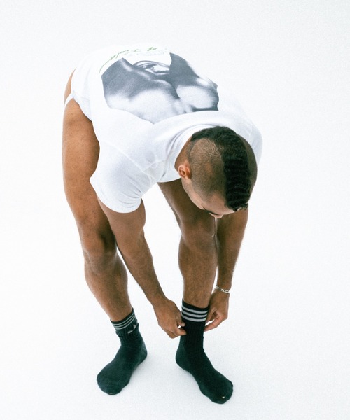 Carne Bollente(カルネボレンテ)の「【Carne Bollente x TOF】GAYS OF WONDER Tシャツ(Tシャツ/カットソー・メンズ・ホワイト/ピンク・M/L)」の10枚目の写真