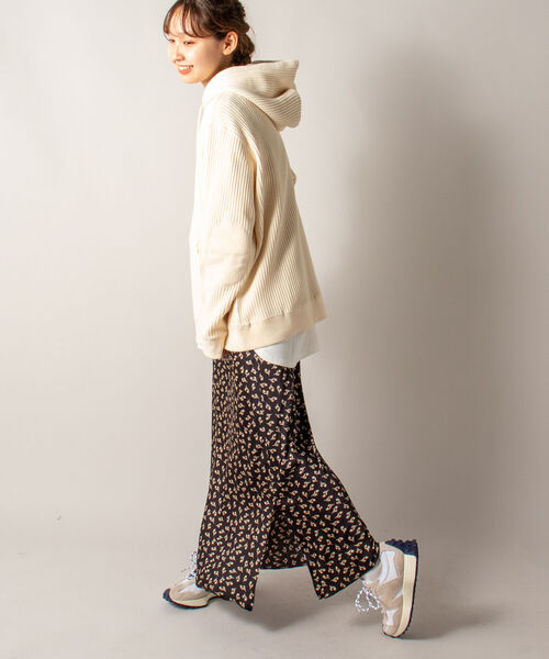 GLOSTER（グロスター）の「【GLOSTER/グロスター】鬼ワッフルフーディ プルオーバーパーカー ヘビーウエイト（パーカー・メンズ・グレー/キナリ・MEDIUM/LARGE）」の4枚目の写真