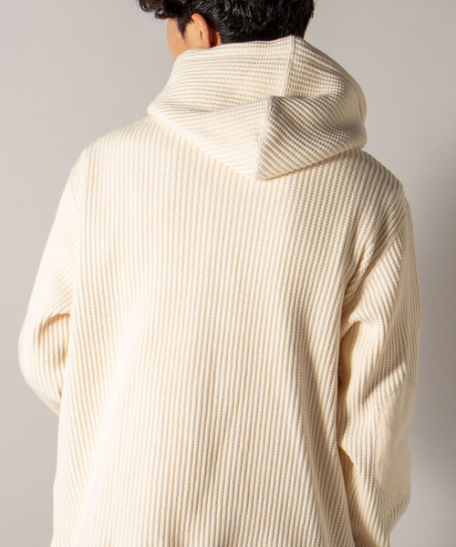 GLOSTER（グロスター）の「【GLOSTER/グロスター】鬼ワッフルフーディ プルオーバーパーカー ヘビーウエイト（パーカー・メンズ・グレー/キナリ・MEDIUM/LARGE）」の19枚目の写真