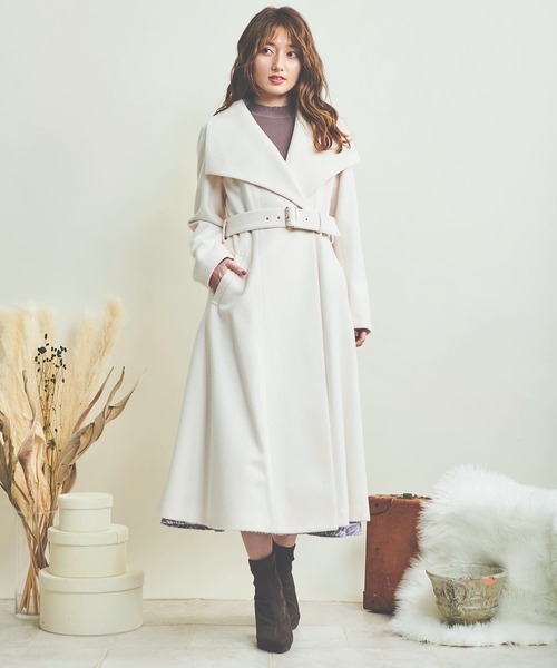 新品　ショールカラーウールトレンチコート NOELA（ノエラ）の「ショールカラーウールトレンチコート（トレンチ