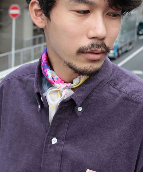 GLOSTER（グロスター）の「【LELLE/レレ】GLOSTER別注スカーフ（バンダナ/スカーフ・メンズ・ブルー系その他/ブルー系その他2/その他・FREE）」の10枚目の写真