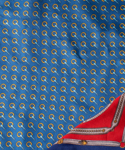 GLOSTER（グロスター）の「【LELLE/レレ】GLOSTER別注スカーフ（バンダナ/スカーフ・メンズ・ブルー系その他/ブルー系その他2/その他・FREE）」の17枚目の写真