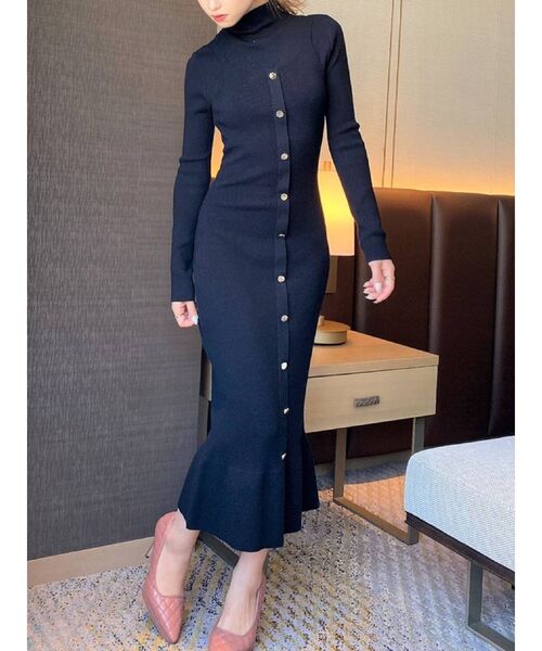 RESEXXY（リゼクシー）の「ニットレイヤードキャミワンピース