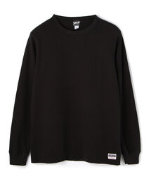 schott | Schott/ショット/LS HONEYCOMB CREWNECK T-SHIRT/ハニカム クルーネック Tシャツ(Tシャツ/カットソー)