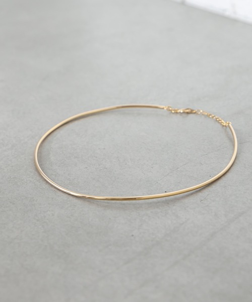 mystic（ミスティック）の「[eau un bijou] thin (choker)（ネックレス・レディース・ゴールド・ONE SIZE）」の2枚目の写真