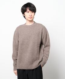 SHIPS: YAK クルーネックニット プルオーバー