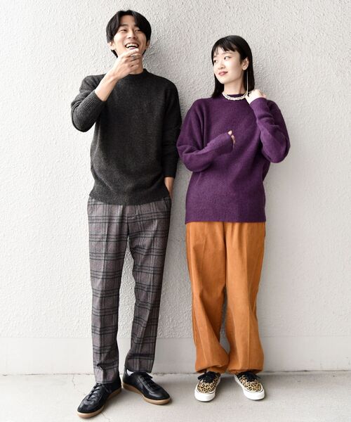 SHIPS(シップス)の「SHIPS: YAK クルーネックニット プルオーバー(ニット/セーター・メンズ・パープル/ネイビー/ダークグレー/キャメル/カーキ/ライトブラウン・SMALL/MEDIUM/LARGE/X-LARGE)」の15枚目の写真