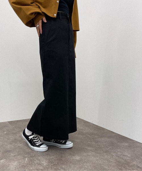 apres jour mignon（アプレジュールミニョン）の「カツラギナロースカート【ZOZOTOWN限定アイテム】（スカート・レディース・ダークグリーン/ベージュ/ブラック/マスタード・SMALL/X-LARGE/MEDIUM）」の7枚目の写真