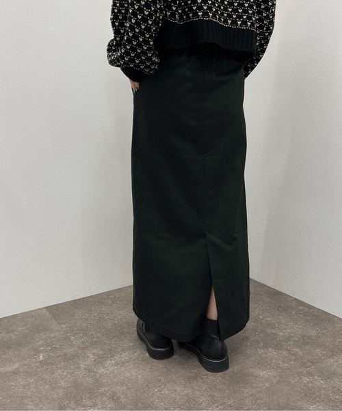 apres jour mignon（アプレジュールミニョン）の「カツラギナロースカート【ZOZOTOWN限定アイテム】（スカート・レディース・ダークグリーン/ベージュ/ブラック/マスタード・SMALL/X-LARGE/MEDIUM）」の19枚目の写真