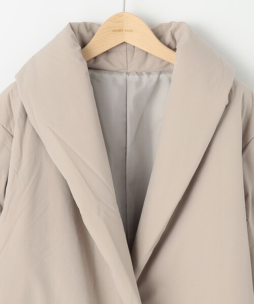 SHARE PARK（シェアパーク）の「ベンタイルチェスターコート（チェスターコート・レディース・ネイビー系/ベージュ系/グレー系・1）」の8枚目の写真