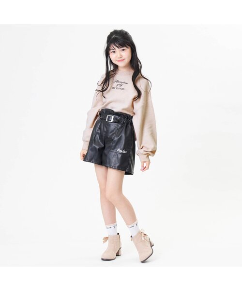 algy(アルジー)の「ふわふわリブトレーナー(スウェット・キッズ・ブラック/オフホワイト/ピンク・SMALL/MEDIUM/X-SMALL/XX-SMALL)」の4枚目の写真