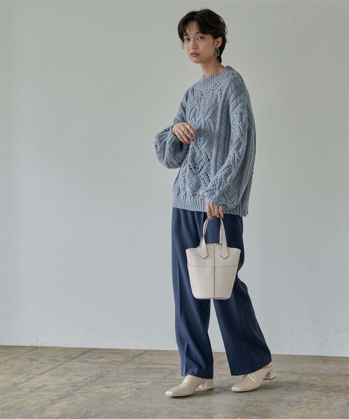 miette(ミエット)の「2wayバケットバッグ(ハンドバッグ・レディース・オフホワイト/ブラック/ブラウン系その他・FREE)」の16枚目の写真