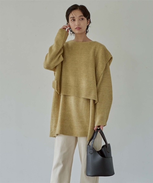 miette(ミエット)の「2wayバケットバッグ(ハンドバッグ・レディース・オフホワイト/ブラック/ブラウン系その他・FREE)」の5枚目の写真