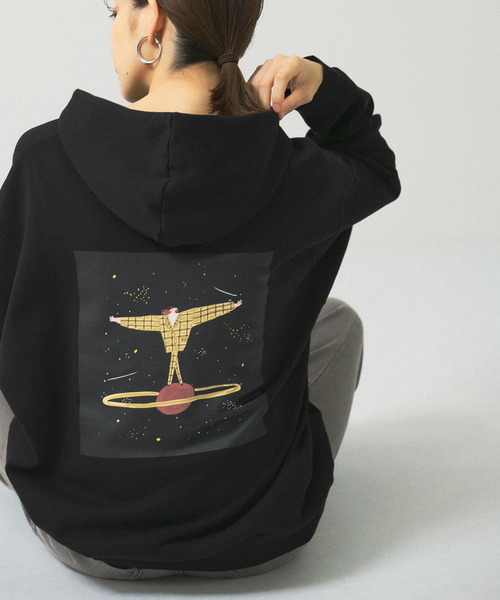 KBF(ケイビーエフ)の「Aki Ishibashiコラボフーディー(パーカー・レディース・ホワイト系その他/ブラック系その他・ONE)」の14枚目の写真