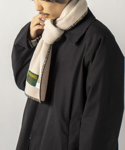 TWEED MILL(ツイードミル)の「【TWEED MILL/ツイードミル】GLOSTER別注 FLEECE SCARF フリースマフラー(マフラー・メンズ・ブラック/ブラック系その他/イエロー/グレー/キナリ/グリーン系その他/ベージュ・FREE)」の16枚目の写真