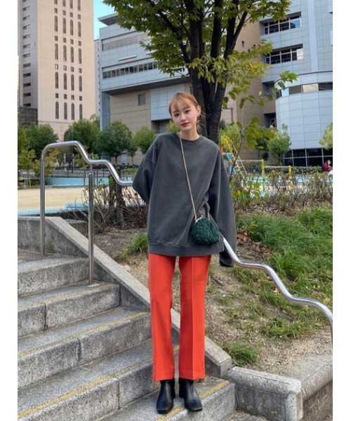 RODEO CROWNS WIDE BOWL（ロデオクラウンズワイドボウル）の「SHARE VINTAGE BIG スウェット（スウェット・レディース・グリーン/ベージュ/ブラック/オレンジ・FREE）」の15枚目の写真