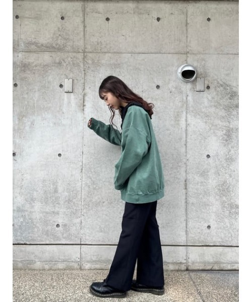 RODEO CROWNS WIDE BOWL（ロデオクラウンズワイドボウル）の「SHARE VINTAGE BIG スウェット（スウェット・レディース・グリーン/ベージュ/ブラック/オレンジ・FREE）」の7枚目の写真