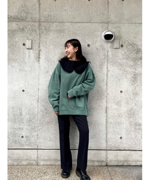 RODEO CROWNS WIDE BOWL（ロデオクラウンズワイドボウル）の「SHARE VINTAGE BIG スウェット（スウェット・レディース・グリーン/ベージュ/ブラック/オレンジ・FREE）」の8枚目の写真