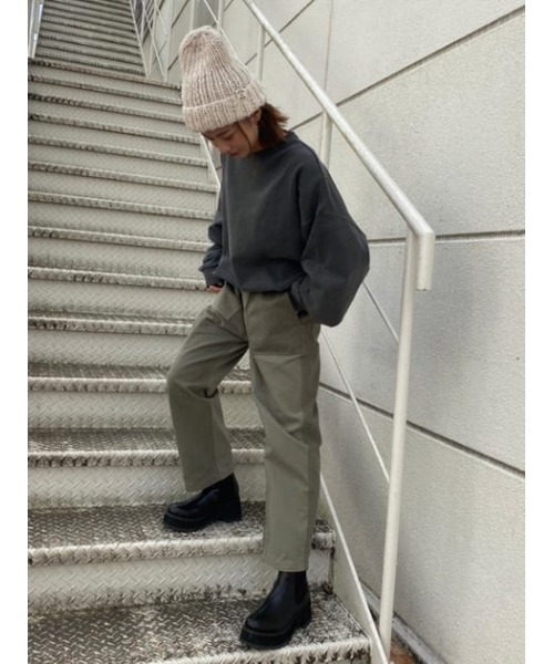 RODEO CROWNS WIDE BOWL（ロデオクラウンズワイドボウル）の「SHARE VINTAGE BIG スウェット（スウェット・レディース・グリーン/ベージュ/ブラック/オレンジ・FREE）」の6枚目の写真