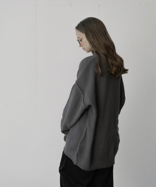 remer（リメール）の「loose basic roll neck sweater / ルーズ