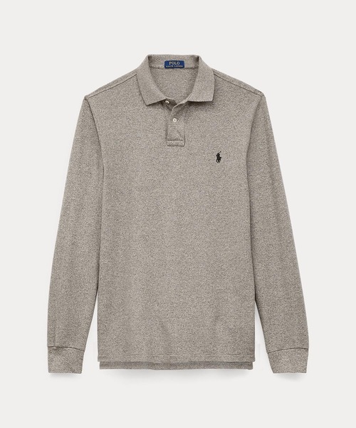 POLO RALPH LAUREN(ポロ ラルフ ローレン)の「カスタム スリム ロングスリーブ ポロシャツ(ポロシャツ・メンズ・グレー系・S/M/L/XL/XS/XXL)」の5枚目の写真