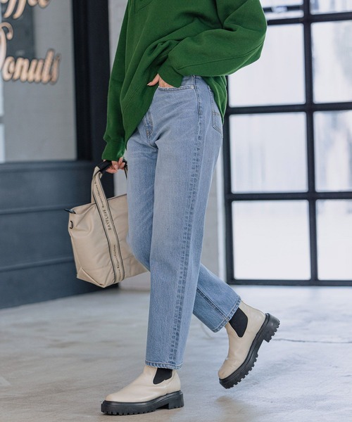 BAYFLOW（ベイフロー）の「【BAYFLOW DENIM】ストレートパンツ（その他パンツ・レディース・ライトブルー/ブルー・SMALL/MEDIUM/LARGE）」の5枚目の写真