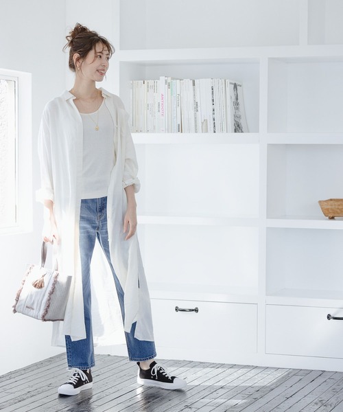 BAYFLOW（ベイフロー）の「【BAYFLOW DENIM】ストレートパンツ（その他パンツ・レディース・ライトブルー/ブルー・SMALL/MEDIUM/LARGE）」の10枚目の写真