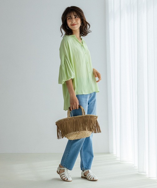 BAYFLOW（ベイフロー）の「【BAYFLOW DENIM】ストレートパンツ（その他パンツ・レディース・ライトブルー/ブルー・SMALL/MEDIUM/LARGE）」の8枚目の写真