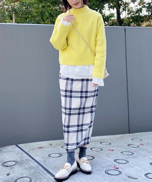 AG by aquagirl（エージーバイアクアガール）の「◆ストレッチチェックタイトスカート【WEB限定サイズ】（スカート・レディース・グリーン系その他3/ホワイト系その他2・38/36/40）」の15枚目の写真