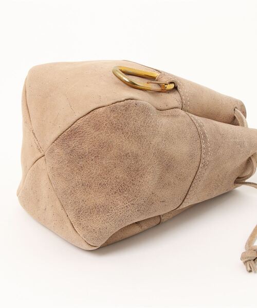 MASTER&Co(マスターアンドコー)の「★ミス★【MASTER&Co./マスターアンドコー】KUDU巾着ポーチ(ハンドバッグ・レディース・サンドベージュ・FREE)」の5枚目の写真