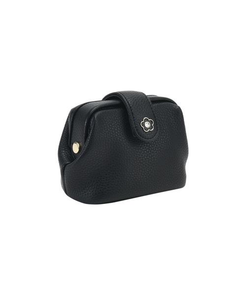 MARY QUANT（マリークワント）の「センタービジューデイジー ダレスポーチ（ポーチ・レディース・ブラック/ミントグリーン・FREE）」の3枚目の写真