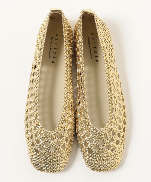 BEAMS LIGHTS（ビームスライツ）の「SARIELA / ORO バレエシューズ（パンプス・レディース・ゴールド・38/37/39/36）」の7枚目の写真