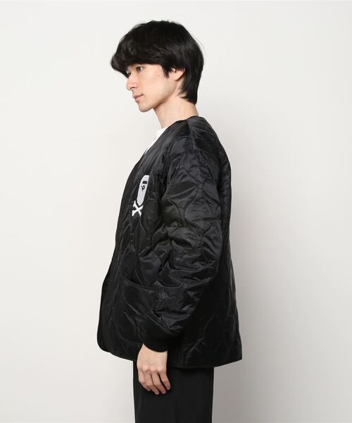 A BATHING APE(アベイシングエイプ)の「【PIRATE STORE EXCLUSIVE】APE CROSSBONE LINER JACKET M(ブルゾン・メンズ・ブラック・MEDIUM/SMALL/XX-LARGE/X-LARGE/LARGE)」の6枚目の写真
