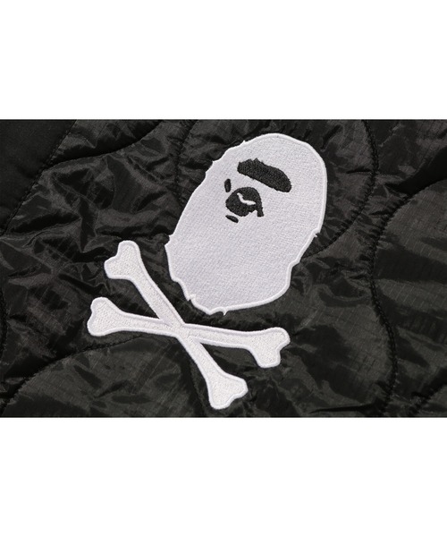A BATHING APE(アベイシングエイプ)の「【PIRATE STORE EXCLUSIVE】APE CROSSBONE LINER JACKET M(ブルゾン・メンズ・ブラック・MEDIUM/SMALL/XX-LARGE/X-LARGE/LARGE)」の4枚目の写真
