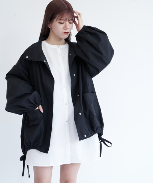 VANNIE U(ヴァニーユー)の「ダブルネックトーンミドルコート VANNIE U(ヴァニーユー)の「ダブルネックトーンミドルコート