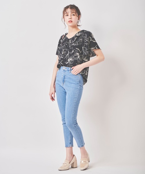 31 Sons de mode(トランテアン ソン ドゥ モード)の「スキニーデニムパンツ(デニムパンツ・レディース・ブルー/インディゴブルー・36/38)」の8枚目の写真