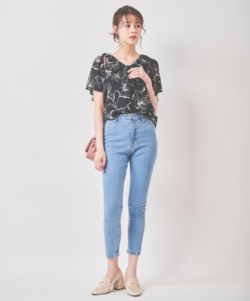 31 Sons de mode(トランテアン ソン ドゥ モード)の「スキニーデニムパンツ(デニムパンツ・レディース・ブルー/インディゴブルー・36/38)」の9枚目の写真