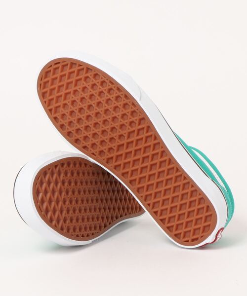 VANS（バンズ）の「【 VANS / ヴァンズ 】OLD SKOOL オールドスクール（スニーカー・メンズ・オレンジ/グリーン・6/6h/5h/8/10/9/5/7/7h/8h/9h）」の4枚目の写真