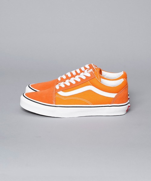 VANS（バンズ）の「【 VANS / ヴァンズ 】OLD SKOOL オールドスクール（スニーカー・メンズ・オレンジ/グリーン・6/6h/5h/8/10/9/5/7/7h/8h/9h）」の10枚目の写真