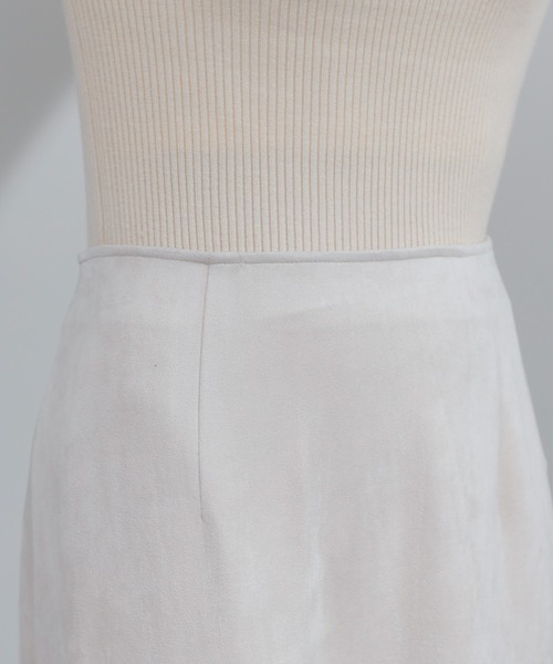 COLONY 2139（コロニートゥーワンスリーナイン）の「スエードタッチ切替マーメイドスカート（スカート・レディース・ベージュ/マスタード/グリーン/グレー・FREE）」の22枚目の写真