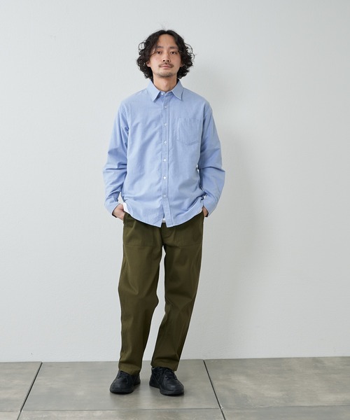 CIAOPANIC TYPY(チャオパニックティピー)の「オックスレギュラーカラーイージーケアシャツ(シャツ/ブラウス・メンズ・ホワイト/スカイブルー/ピンク・M/L)」の19枚目の写真