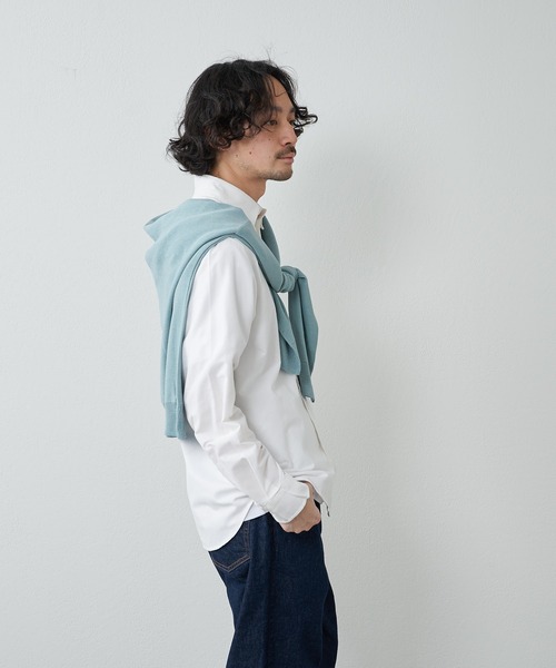 CIAOPANIC TYPY(チャオパニックティピー)の「オックスレギュラーカラーイージーケアシャツ(シャツ/ブラウス・メンズ・ホワイト/スカイブルー/ピンク・M/L)」の5枚目の写真