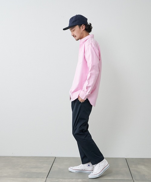 CIAOPANIC TYPY(チャオパニックティピー)の「オックスレギュラーカラーイージーケアシャツ(シャツ/ブラウス・メンズ・ホワイト/スカイブルー/ピンク・M/L)」の14枚目の写真