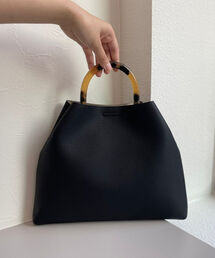 kakatoo（カカトゥ）の「【kakatoo/カカトゥ】プラハンドル台形型バッグ（トートバッグ）」