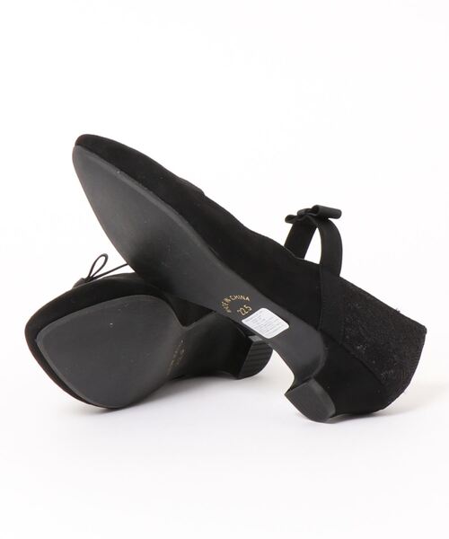 JELLY BEANS（ジェリービーンズ）の「【WEB限定】スカラップリボンストラップパンプス(217-3232)JELLY BEANS(ジェリービーンズ)（パンプス・レディース・ブラック/グレー/イエロー/ピンクベージュ・23/24/22.5/24.5/23.5）」の11枚目の写真