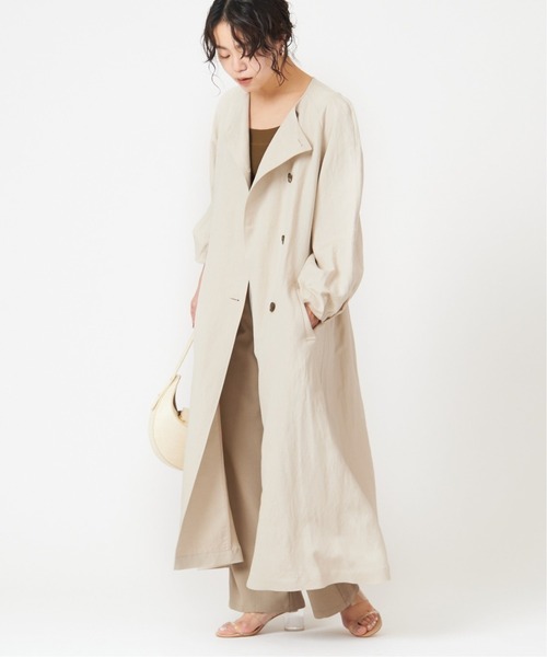 spick&span レーヨン リネン ジャケット ベージュ 38 セットアップ”も楽しめる大人気リネンライクシリーズ｜Spick
